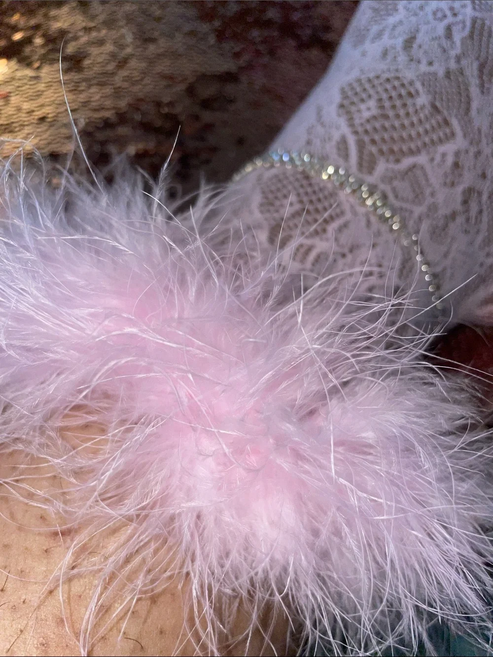 Pink Lace Socks- Well Worn